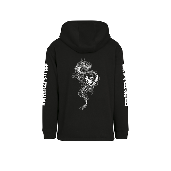Japan Collection Dragon Half Zip Hoodie