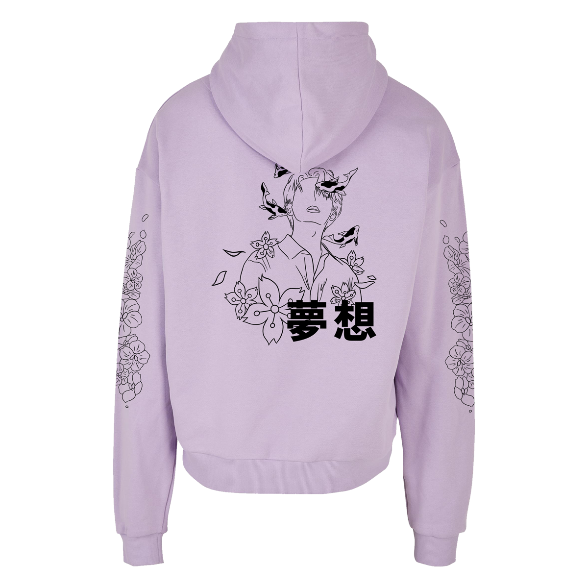 Japan Collection Lotus Oversized Hoodie