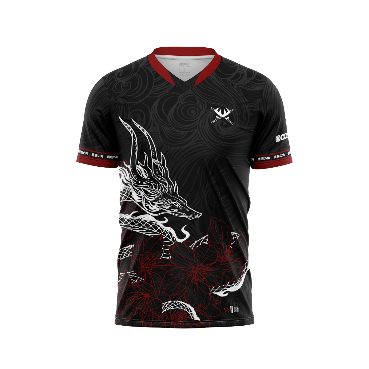 JERSEY_JAPAN_FAN_FRONT_BLACK Japan Collection Fan Jersey