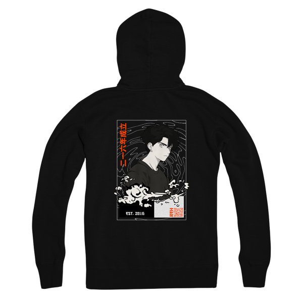 Japan Collection Clouds Zip Hoodie