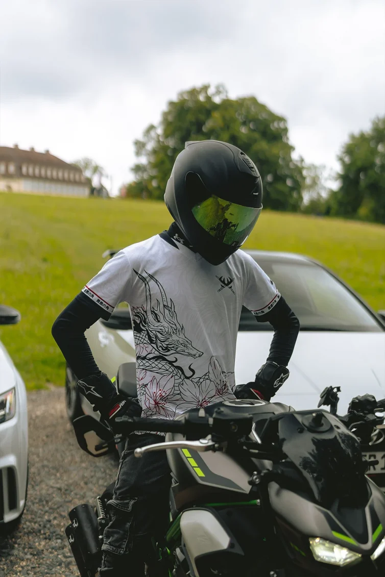 Japan Collection Dragon Jersey White